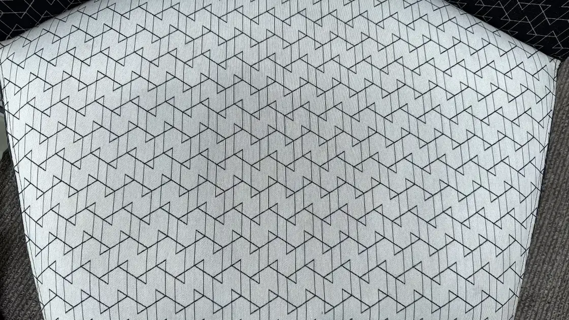 Upholstery after ApexClean hot-water extraction — clean
